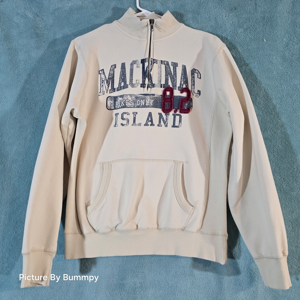 Mackinac Island Beige Men's Sweater